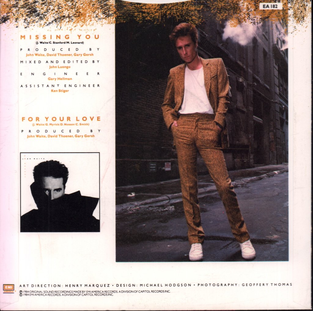 John Waite - Missing You - 7 Inch