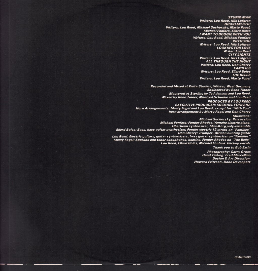 Lou Reed - Bells - Lp