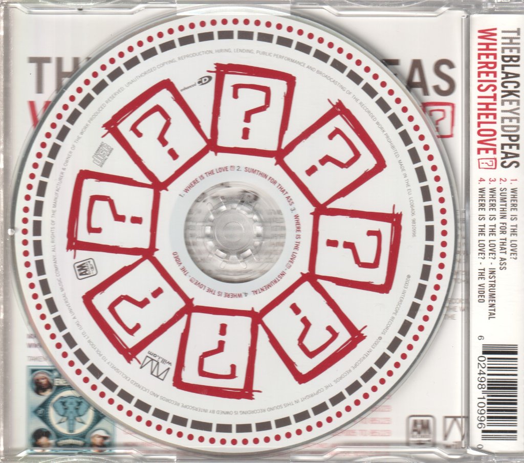 Black Eyed Peas - Where Is The Love? - Cd