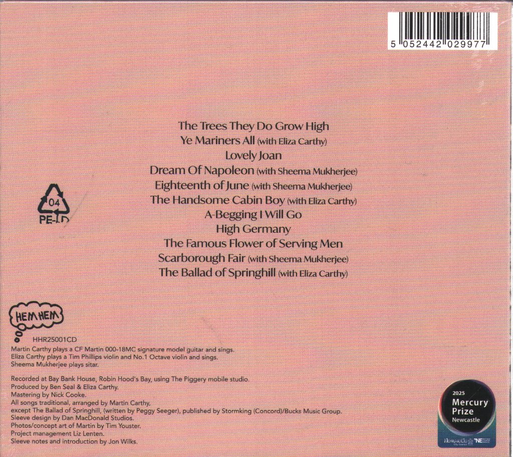 Martin Carthy - Transform Me Then Into A Fish - Cd