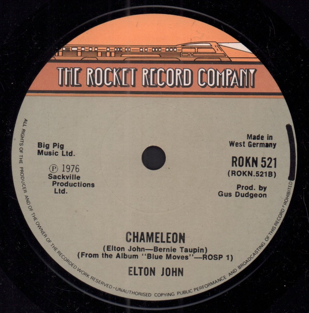 Elton John - Crazy Water - 7 Inch