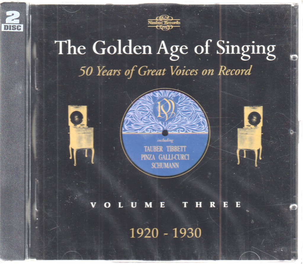 Various Artists - Golden Age Of Singing Volume 3 1920-1930 - Double Cd