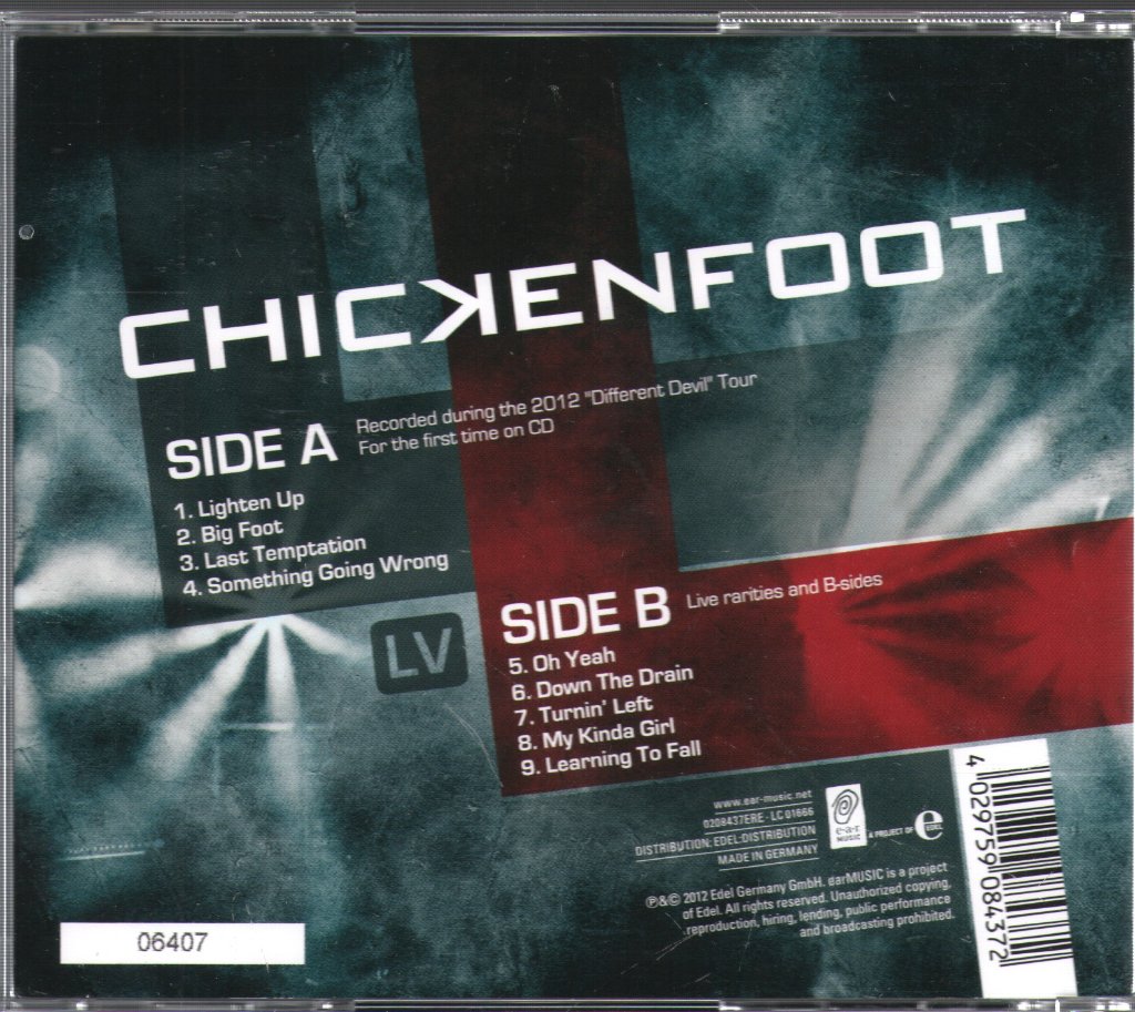 Chickenfoot - LV - Cd