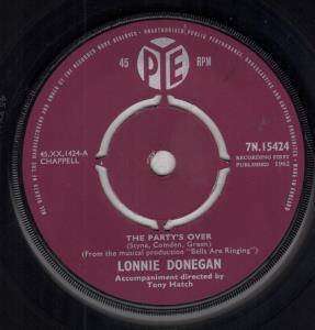 Lonnie Donegan - Party's Over - 7 Inch