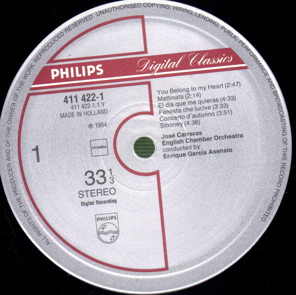 José Carreras - You Belong To My Heart - Lp