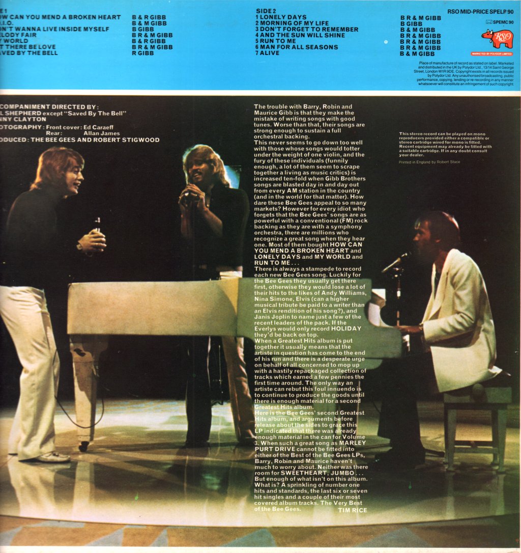 Bee Gees - Best Of Bee Gees Vol. 2 - Lp