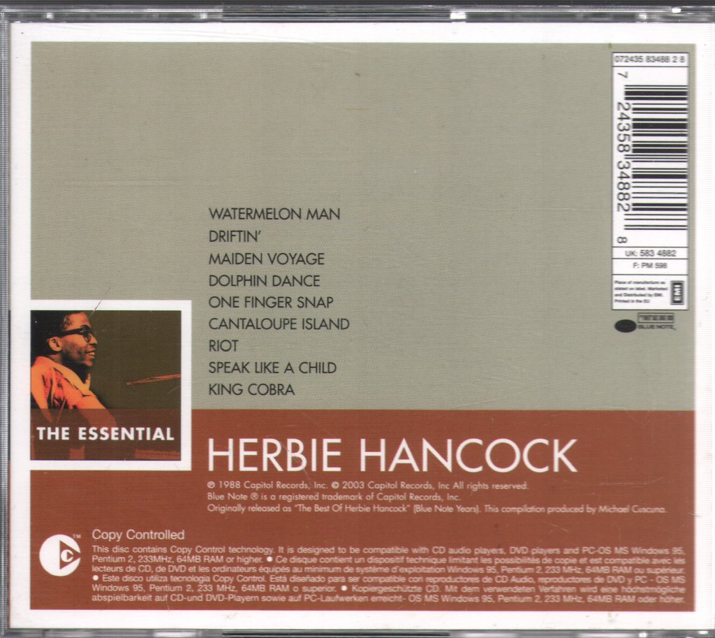 Herbie Hancock - Essential - Cd