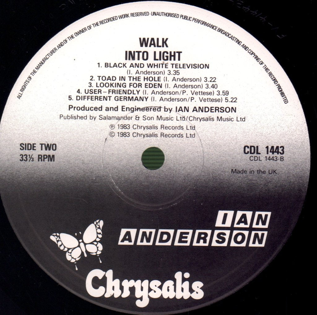 Ian Anderson - Walk Into Light - Lp