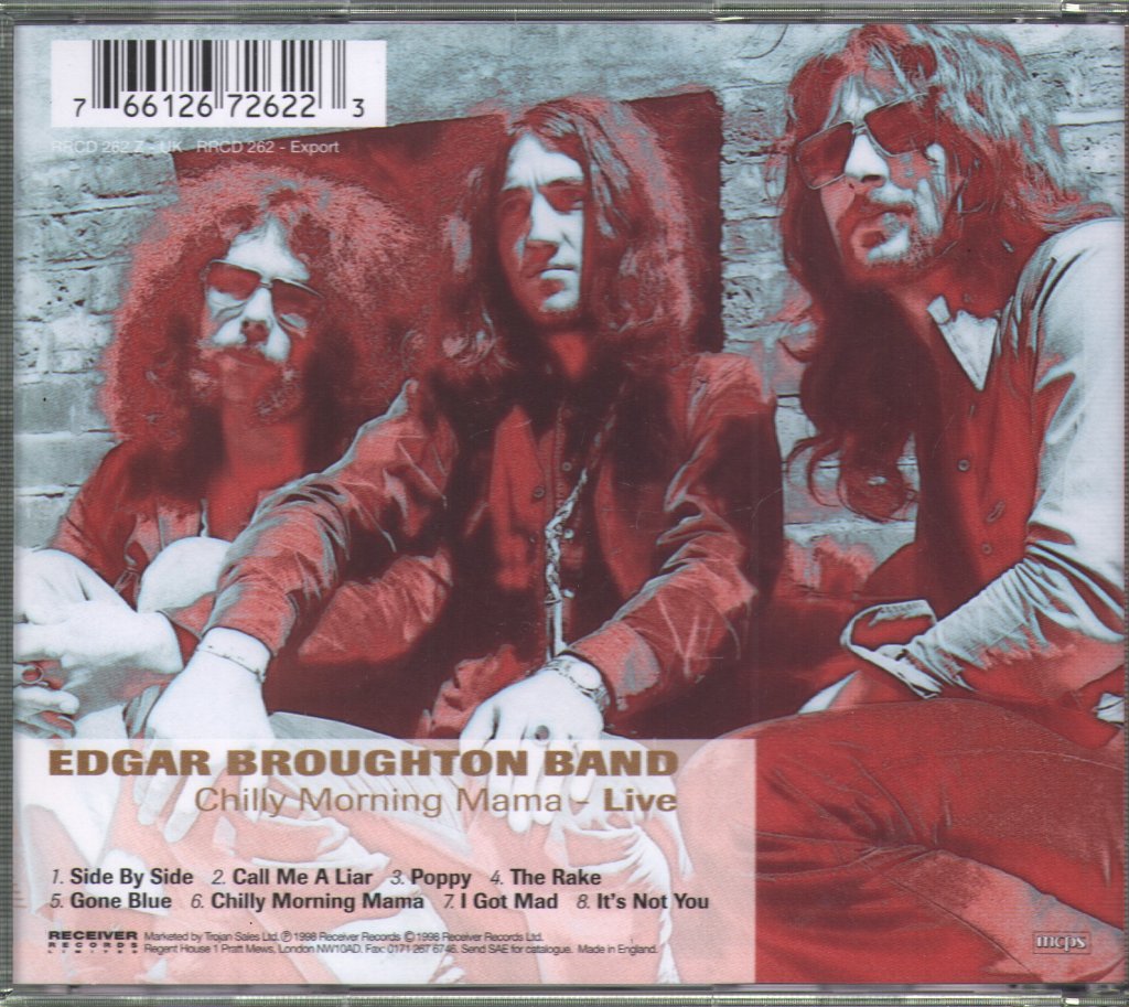 Edgar Broughton Band - Chilly Morning Mama Live - Cd