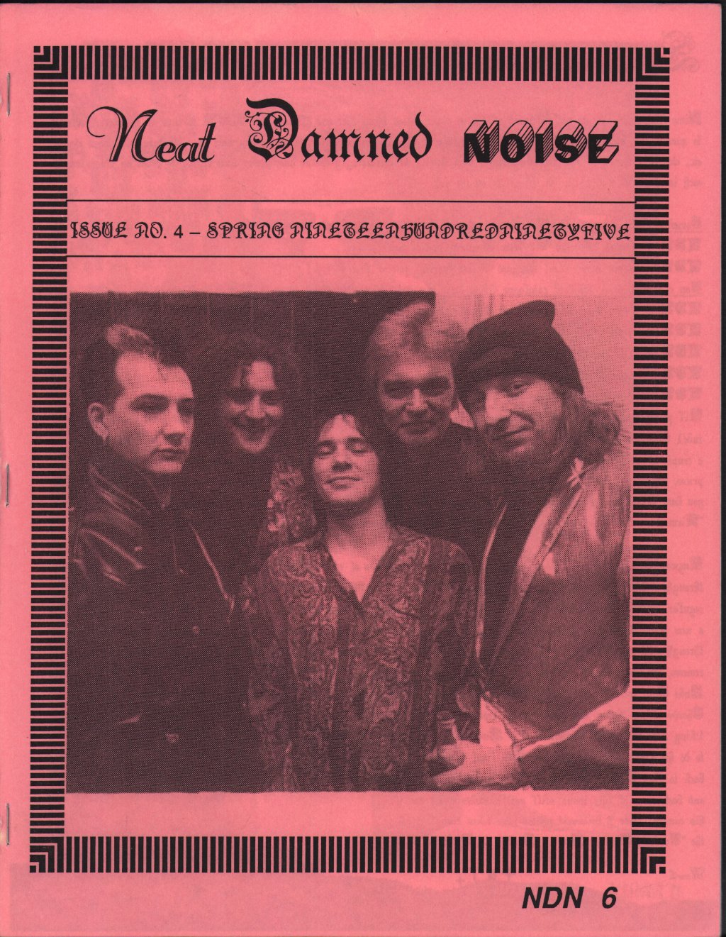 Damned - Neat Damned Noise Issue no. 4 - Fanzine