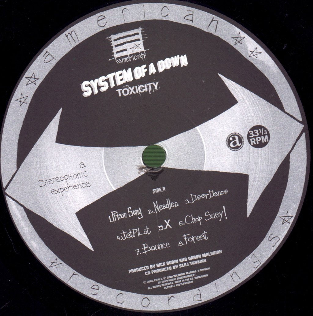 System Of A Down - Toxicity - Lp