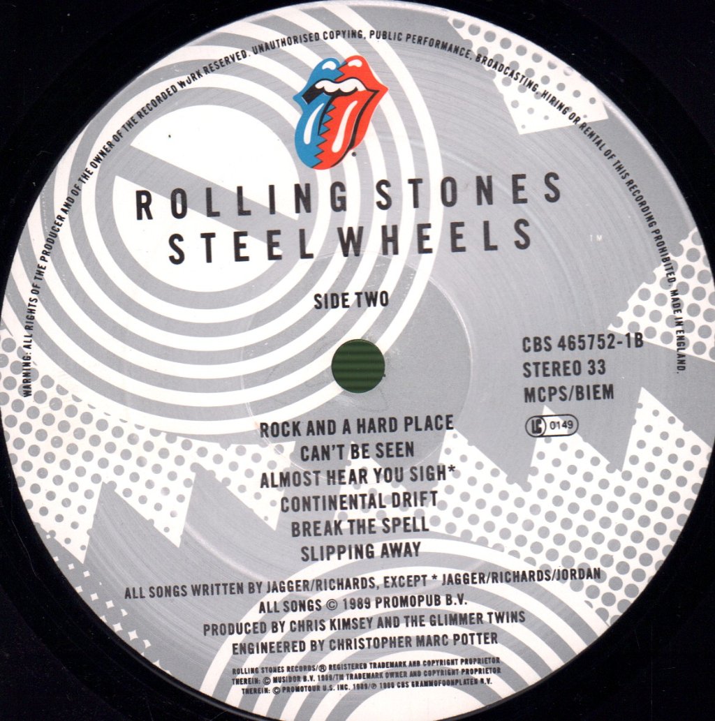 Rolling Stones - Steel Wheels - Lp