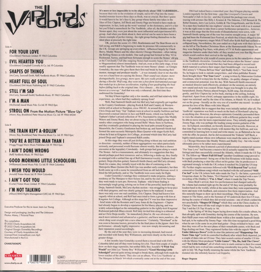Yardbirds - Best of the Yardbirds - Lp