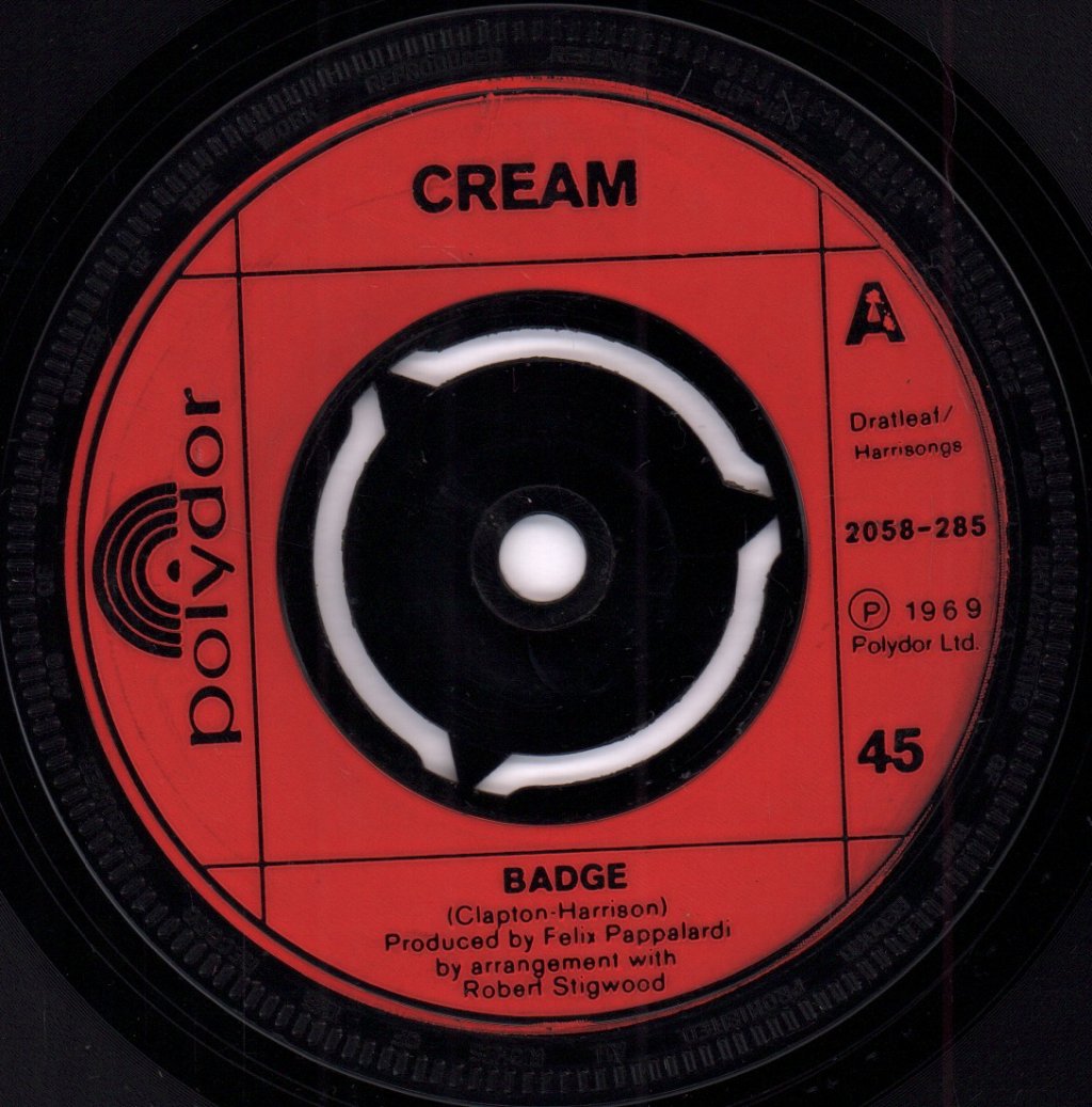 Cream - Badge - 7 Inch