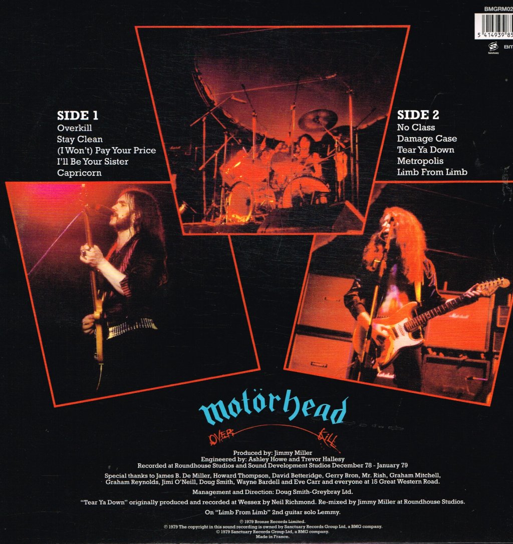 Motorhead - Overkill - Lp