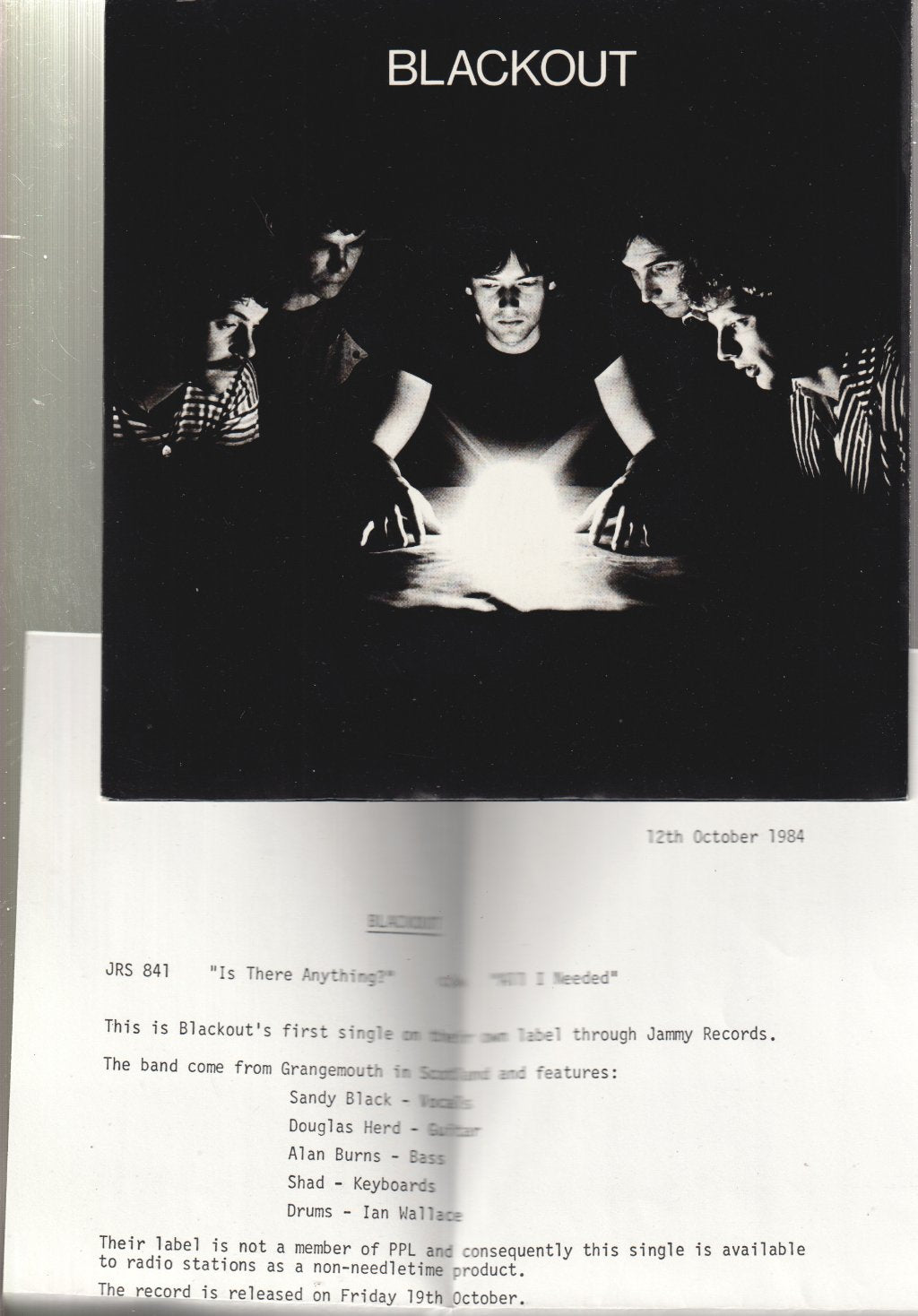 Blackout (Rock/Prog Group) - Is There Anything? - 7 Inch