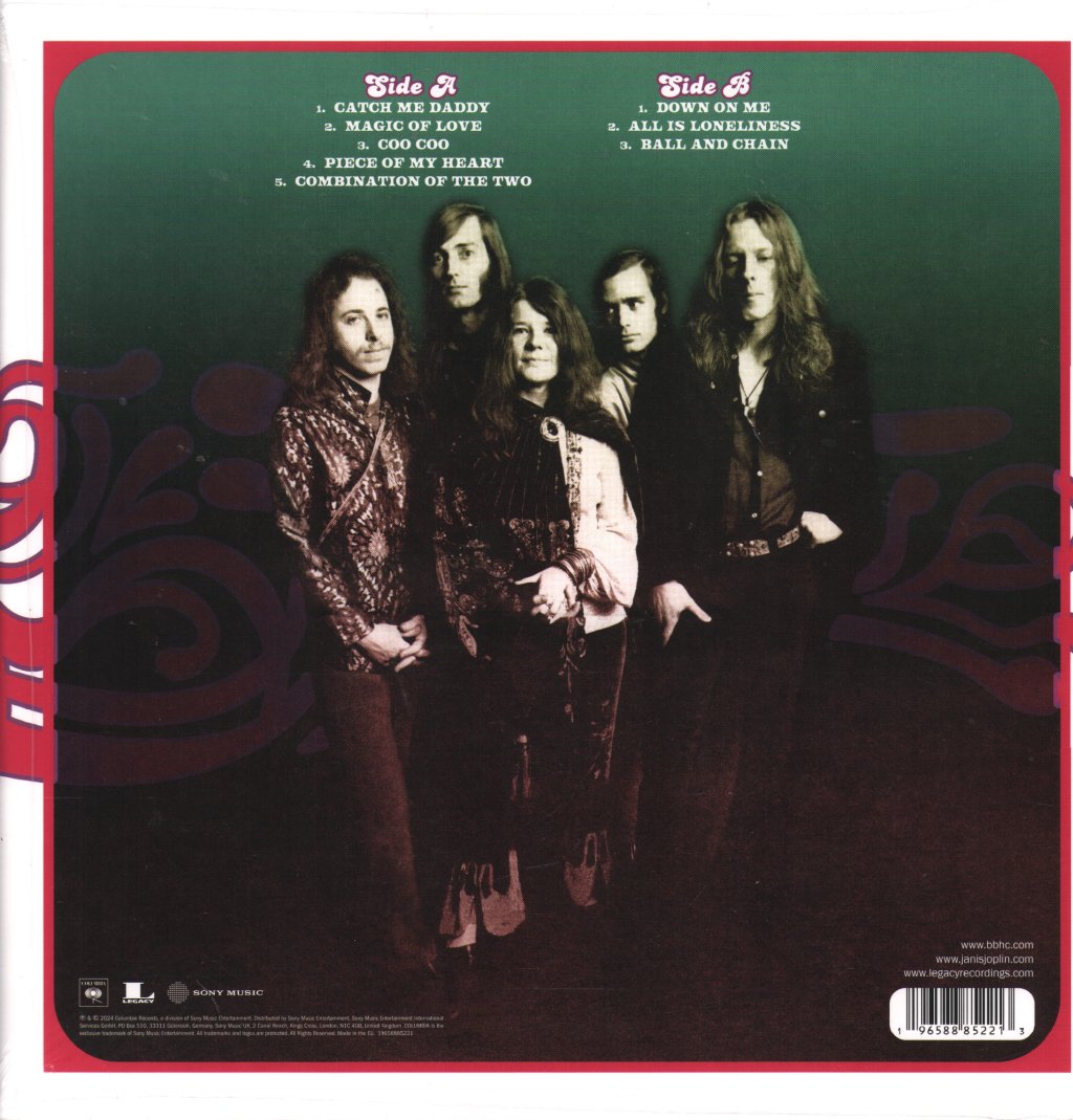 Big Brother & The Holding Company - Live At the Grande Ballroom Detroit: March 2, 1968 (Black Friday 2024) - Lp