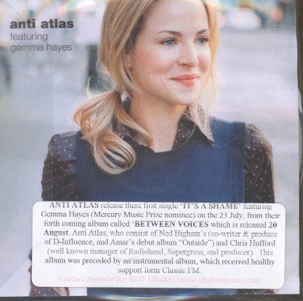 Anti Atlas - It's A Shame - Cdr