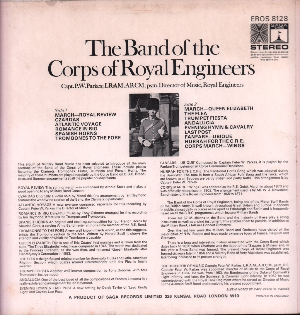 Band Of The Corps Of Royal Engineers Chatham - Band Of The Corps Of Royal Engineers - Lp