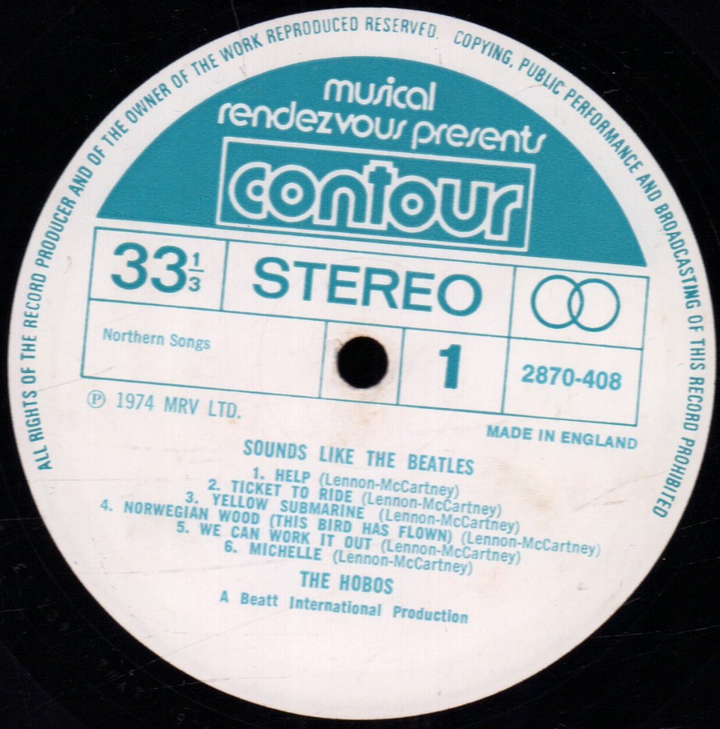 Hobos - Sounds Like The Beatles - Lp