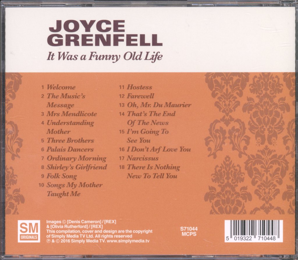 Joyce Grenfell - It Was A Funny Old Life - Cd
