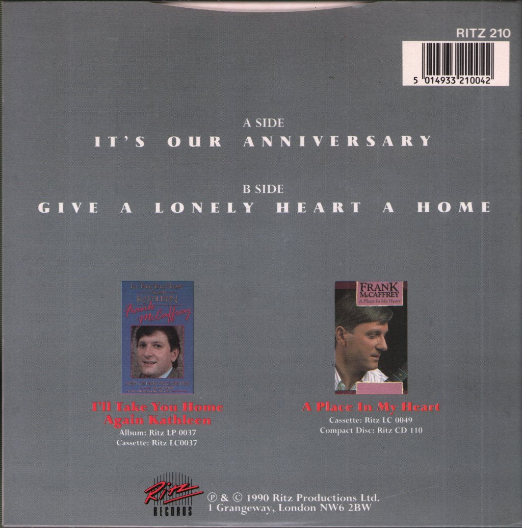 Frank Mccaffrey - It's Our Anniversary - 7 Inch
