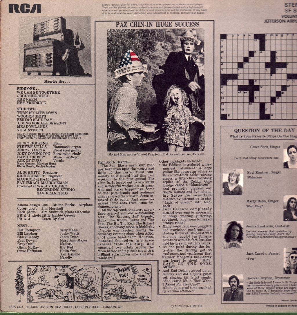 Jefferson Airplane - Volunteers - Lp