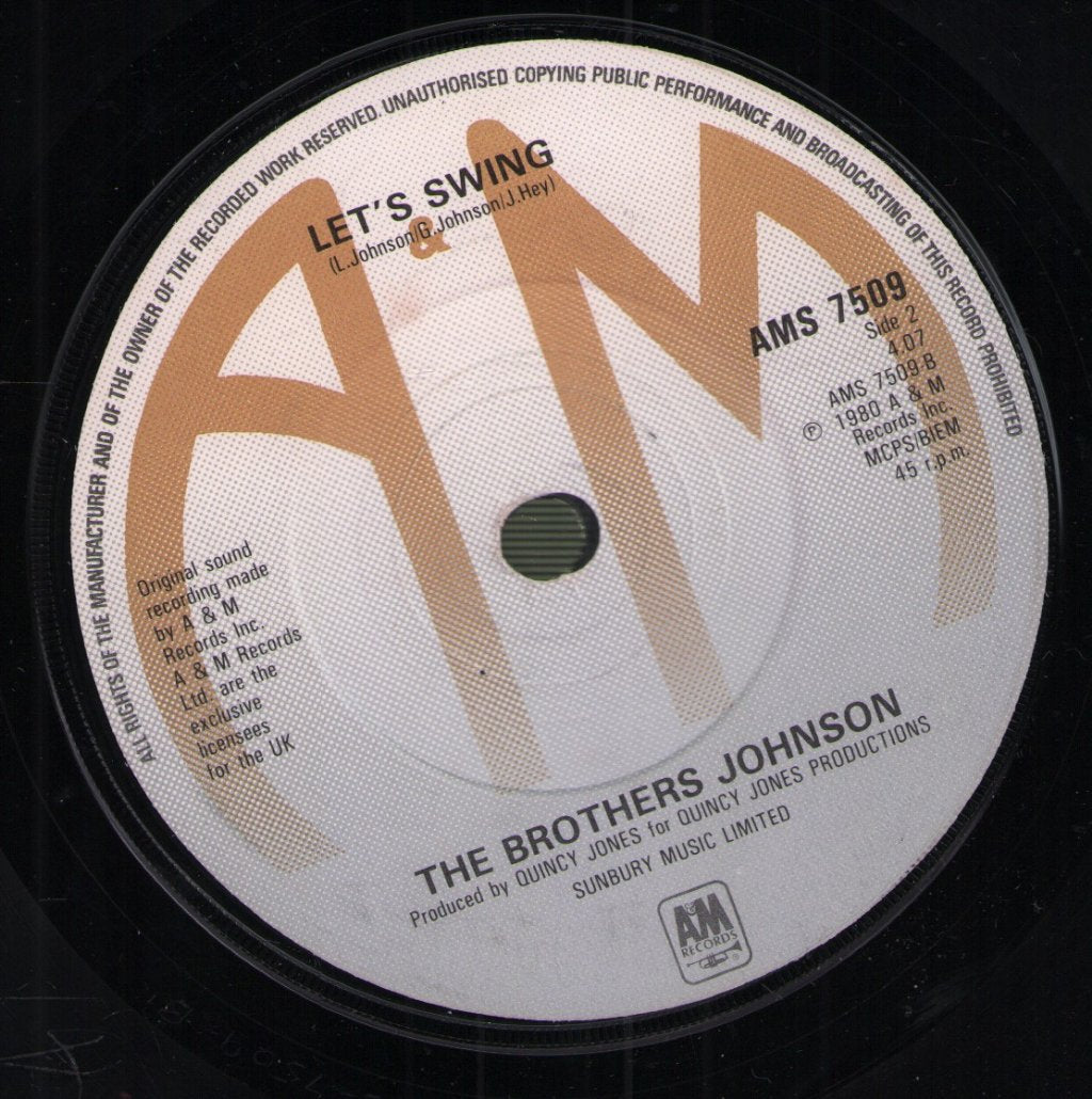 Brothers Johnson - Stomp - 7 Inch