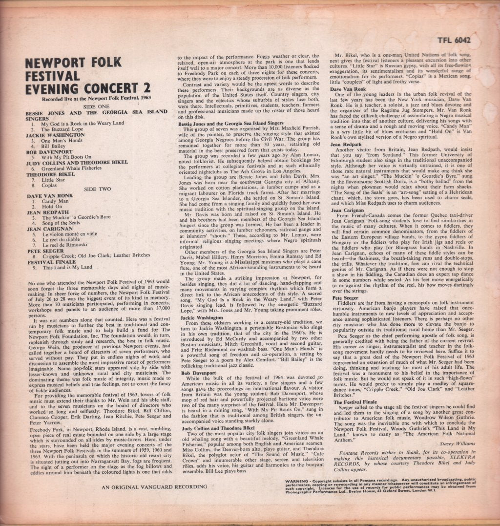 Various Artists - Newport Folk Festival-1963 Vol 2 - Lp