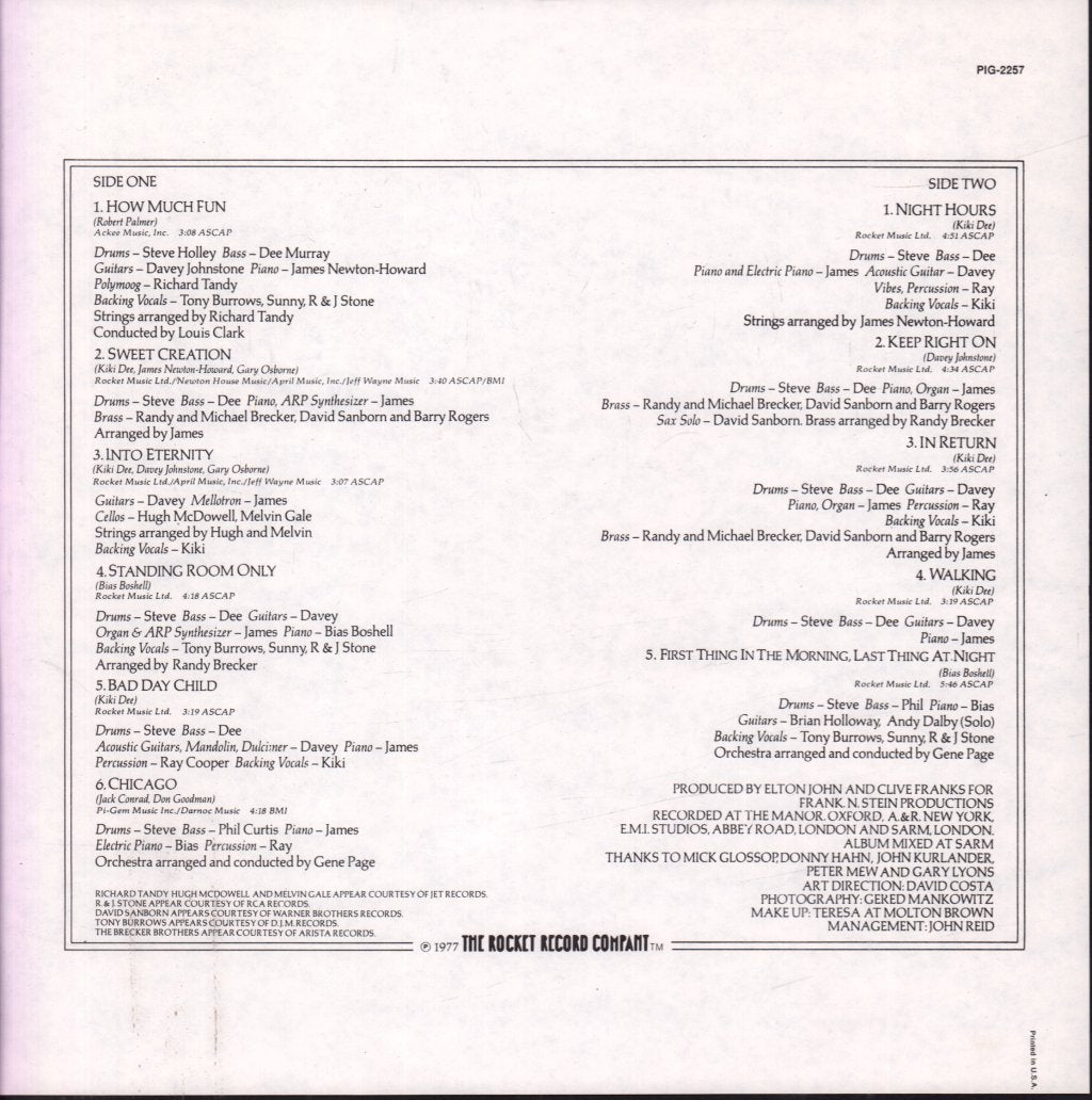 Kiki Dee - Kiki Dee - Lp