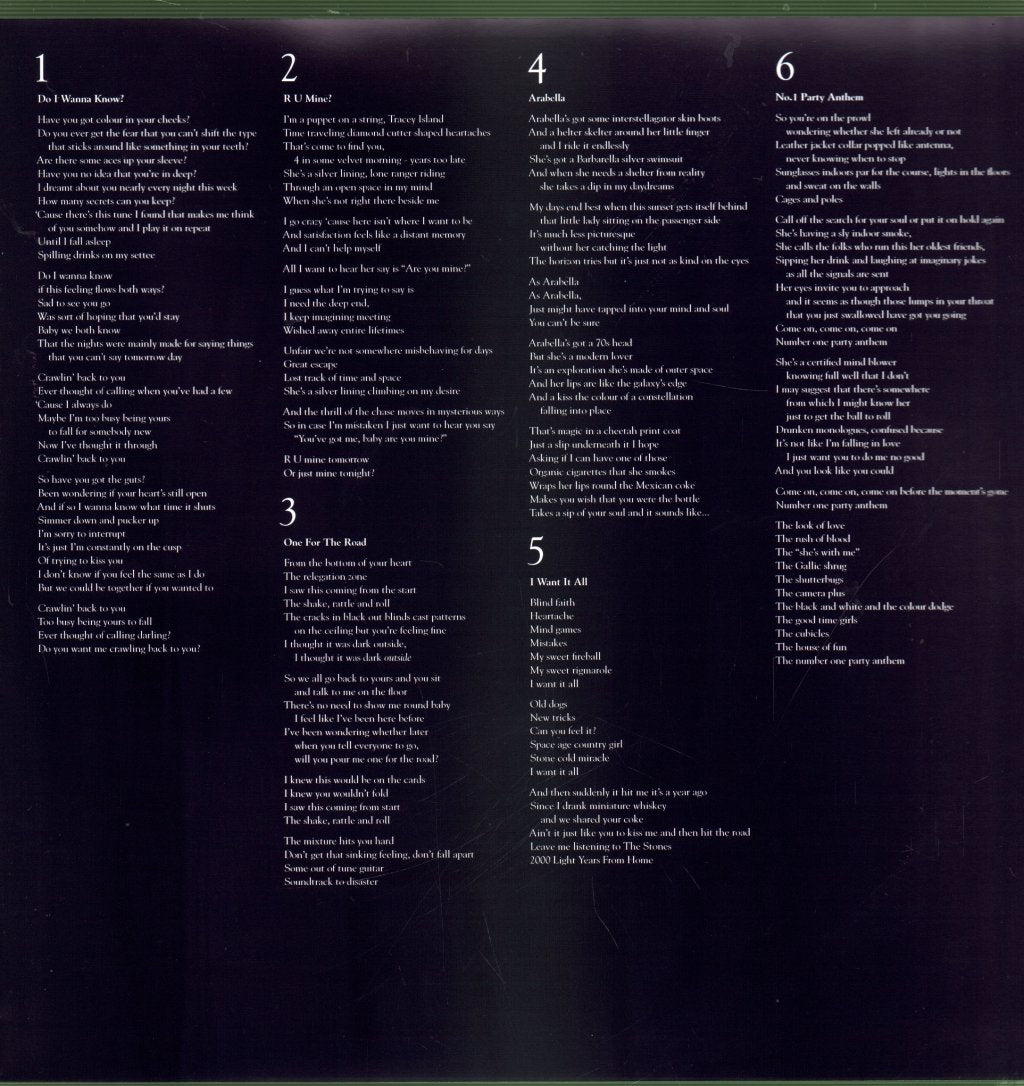 Arctic Monkeys - AM - Lp