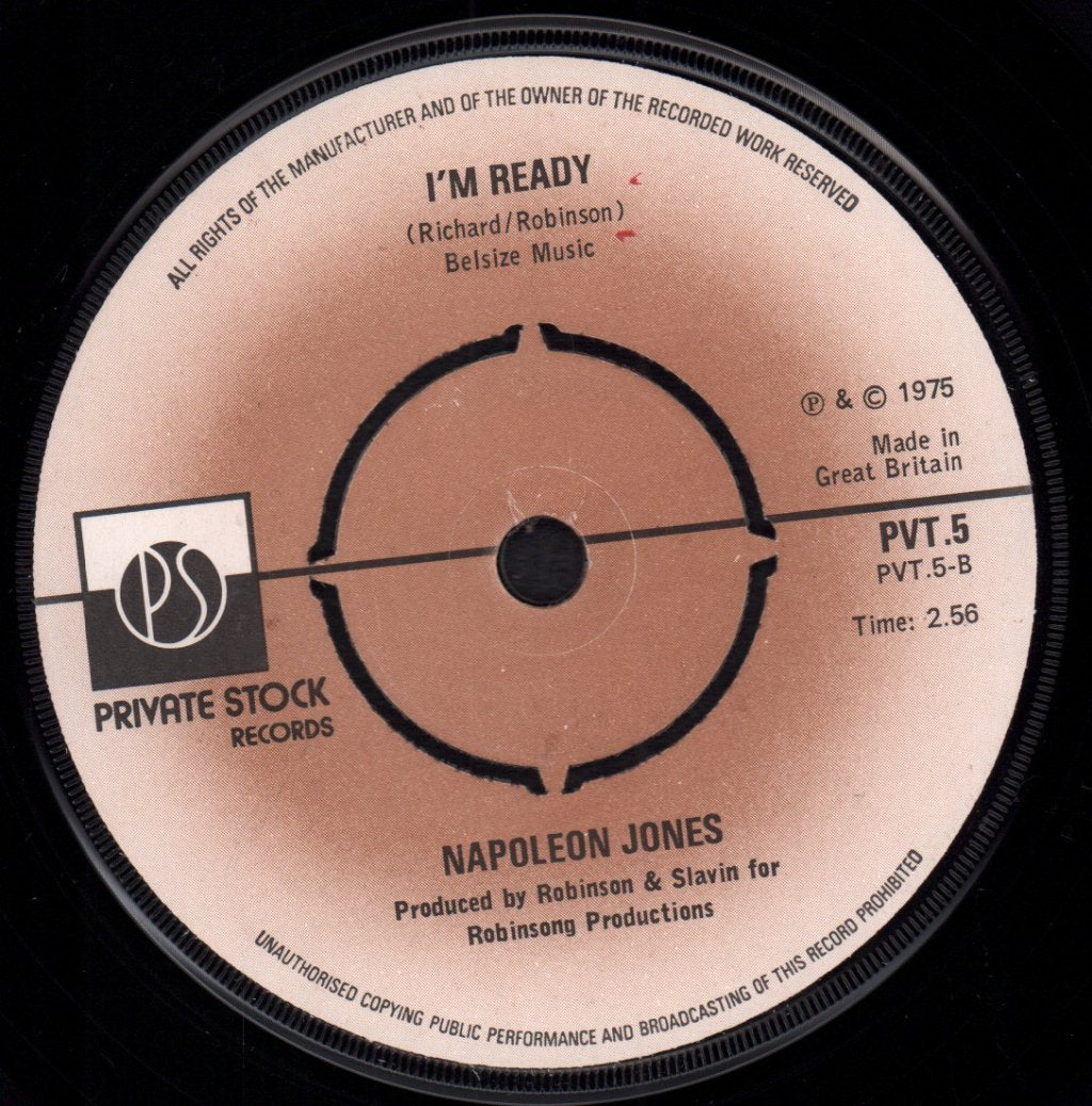 Napoleon Jones - Lazy Love - 7 Inch