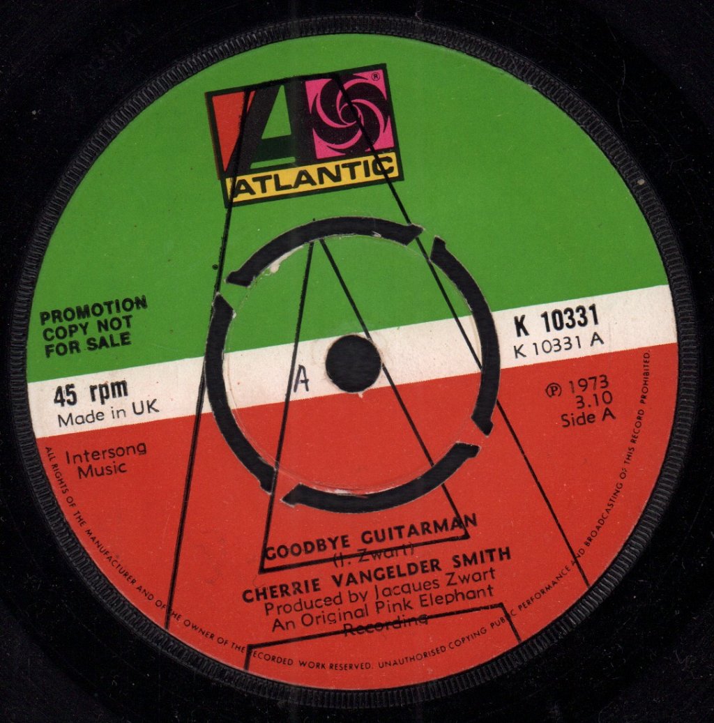 Cherrie Vangelder-Smith - Goodbye Guitarman - 7 Inch