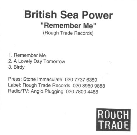 British Sea Power - Remember Me - Cdr