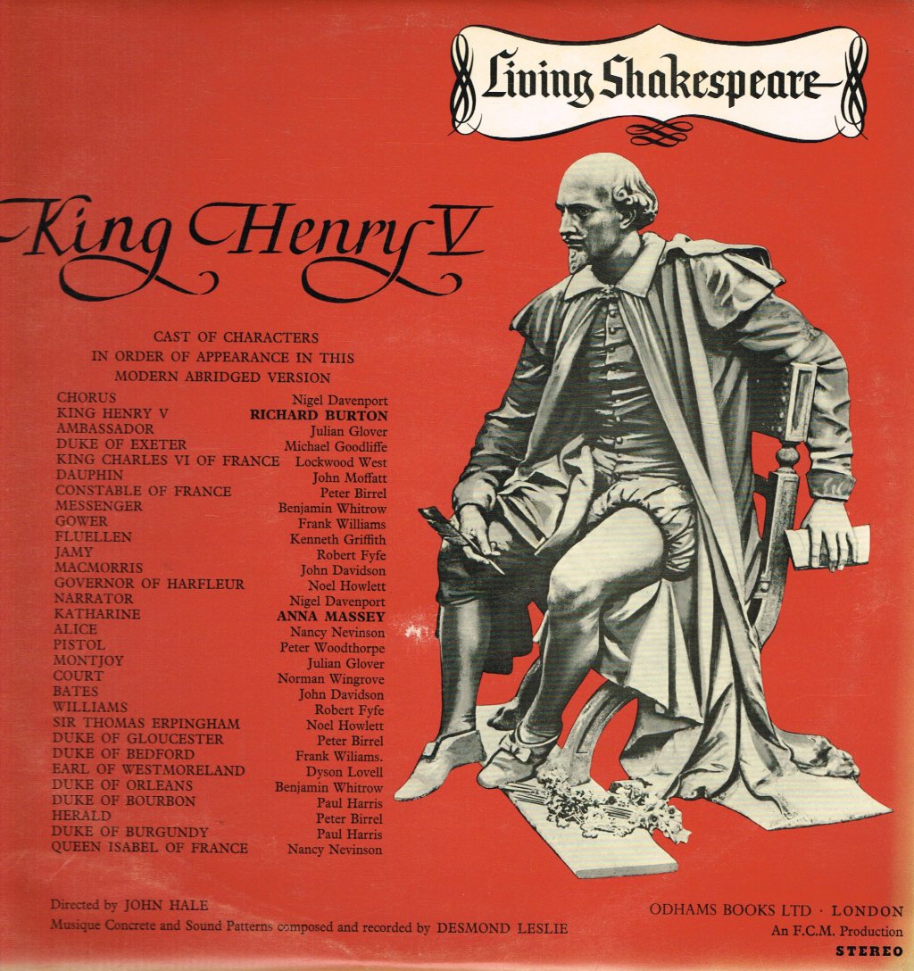 William Shakespeare - King Henry V - Lp
