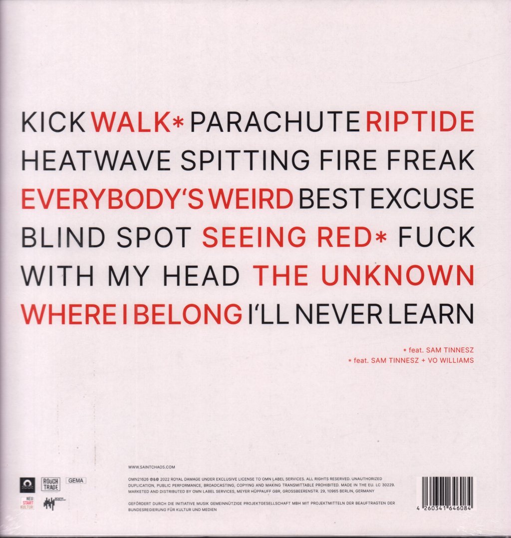 Saint Chaos - Seeing Red - Lp