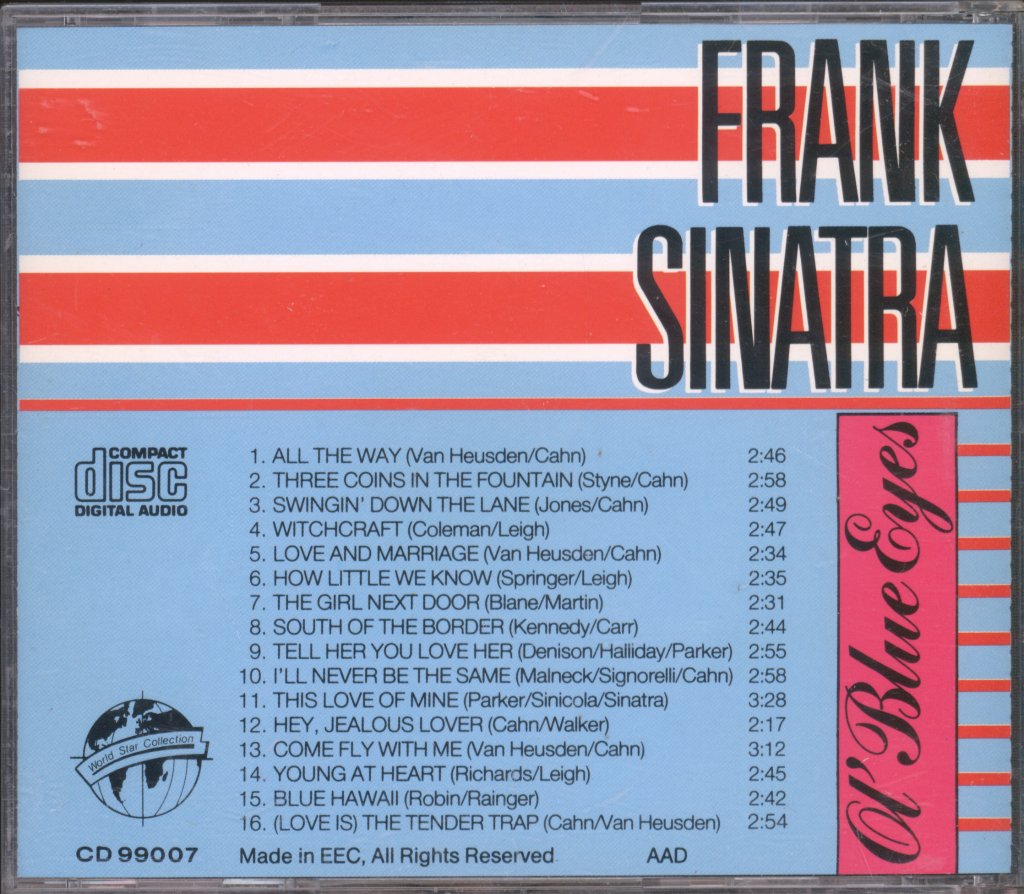 Frank Sinatra - Ol' Blue Eyes - Cd