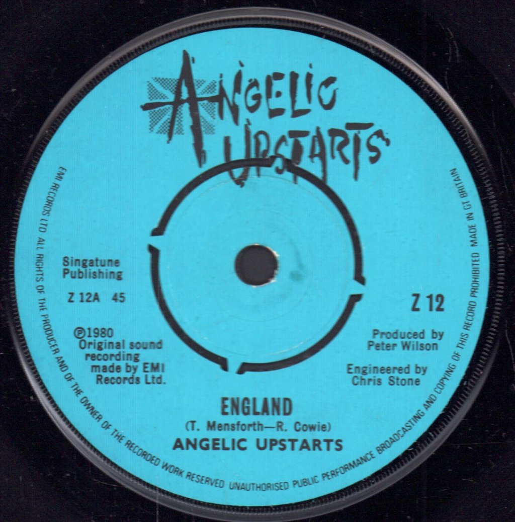 Angelic Upstarts - England - 7 Inch