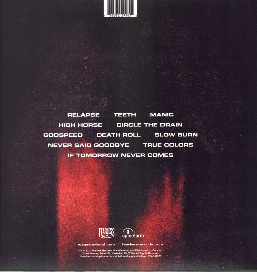 Wage War - Manic - Lp