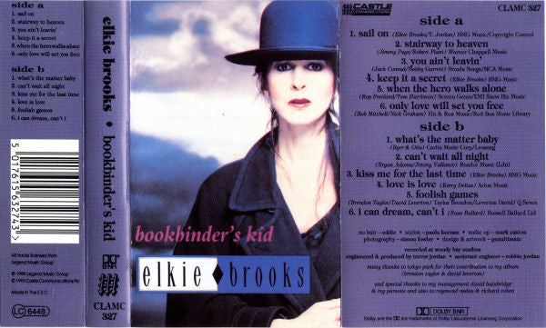 Elkie Brooks - Bookbinder's Kid - Cassette