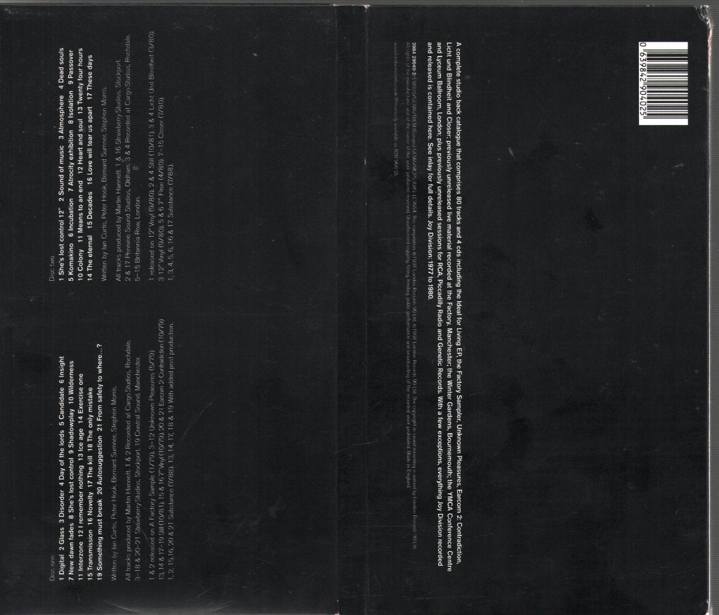 Joy Division - Heart And Soul - Cd Set