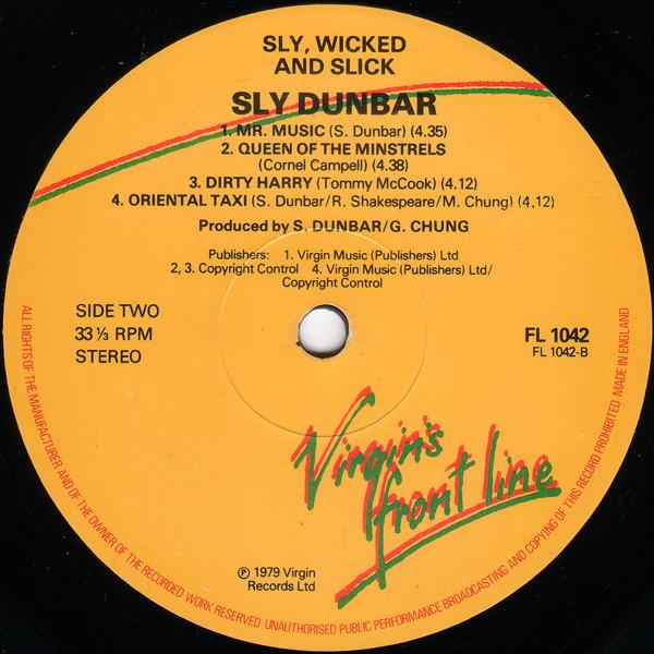 Sly Dunbar - Sly, Wicked And Slick - Lp