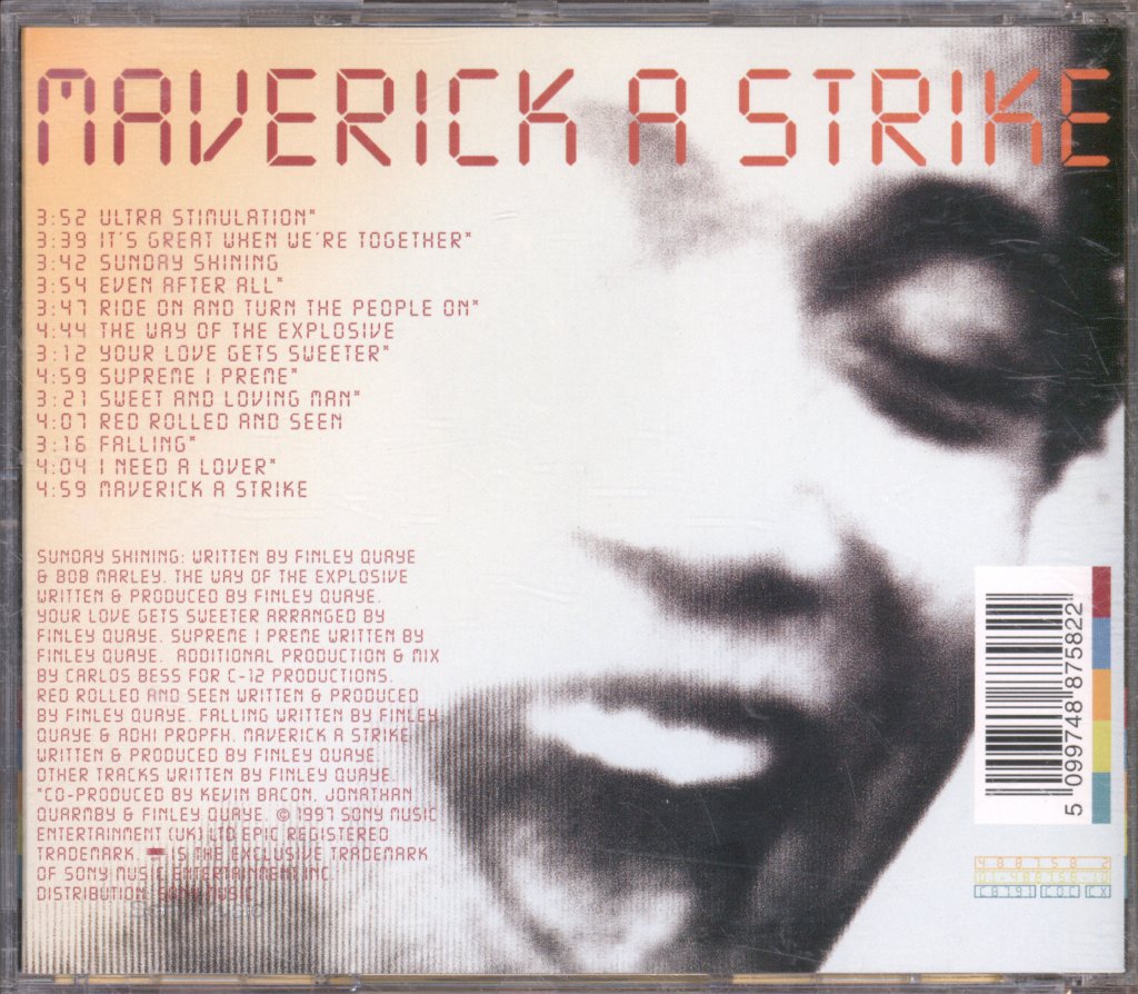 Finley Quaye - Maverick A Strike - Cd