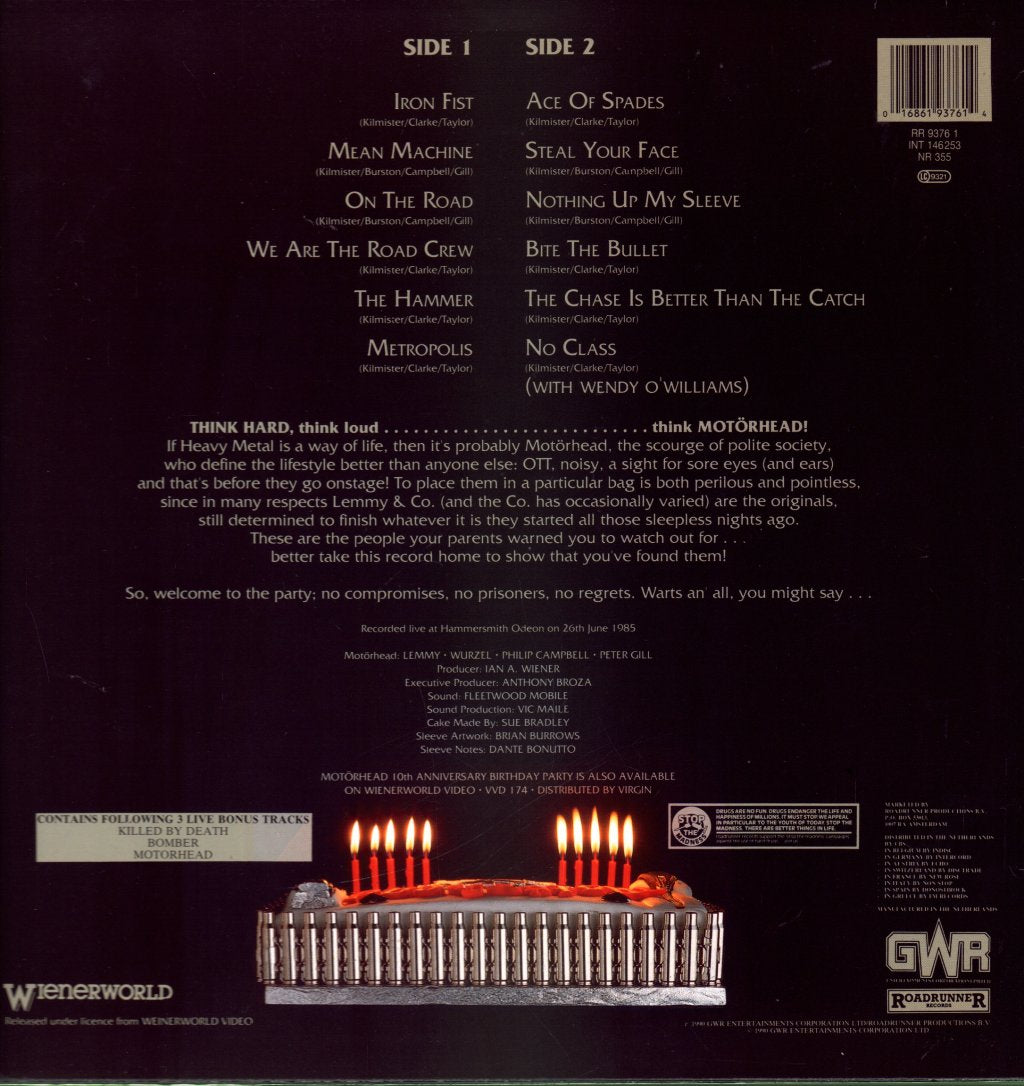Motorhead - Birthday Party - Lp