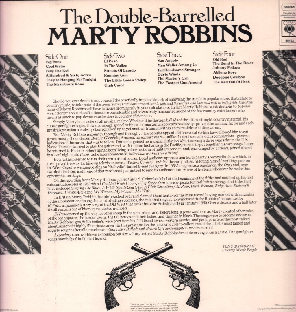Marty Robbins - Double Barrelled - Double Lp