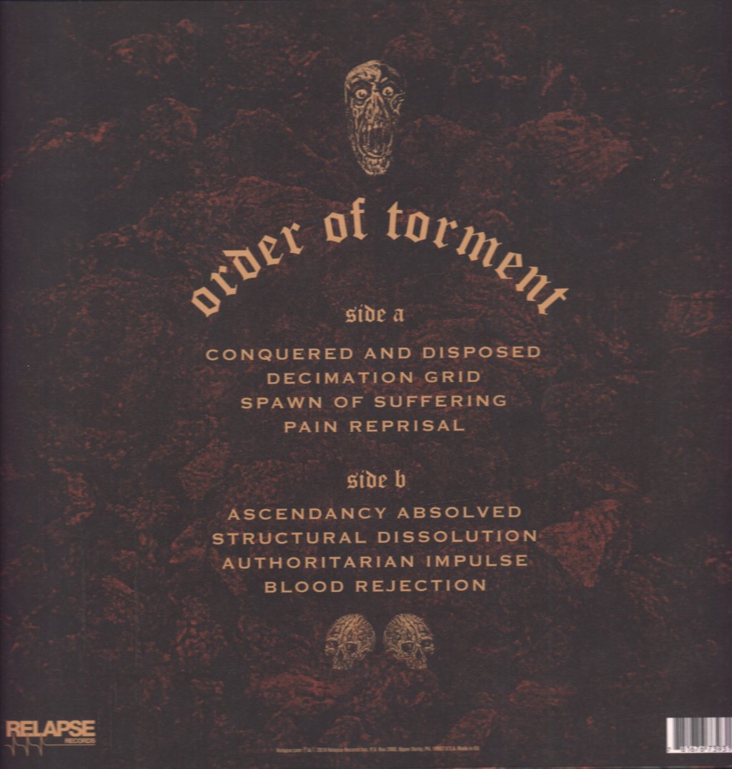Genocide Pact - Order Of Torment - Lp
