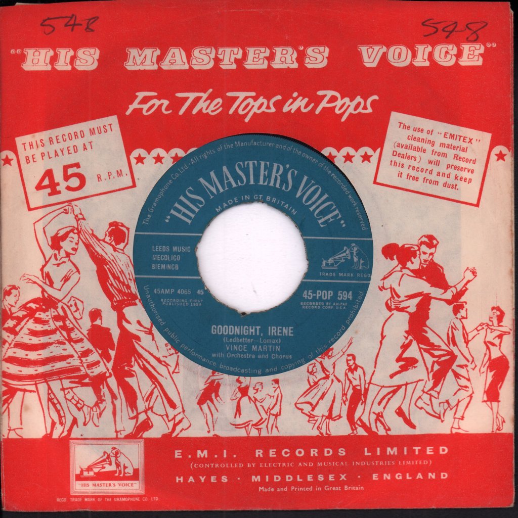 Vince Martin - Old Grey Goose Aunt Rhodie - 7 Inch