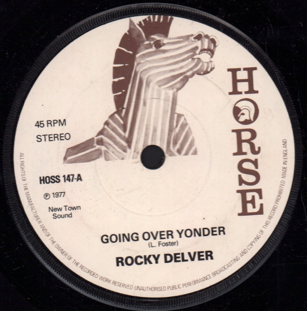 Rocky Delvar - Going Over Yonder - 7 Inch