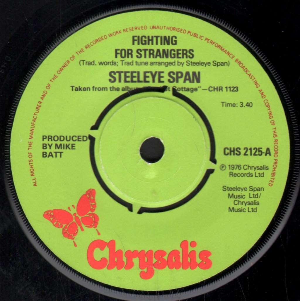 Steeleye Span - Fighting For Strangers - 7 Inch