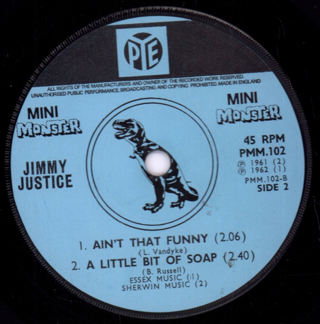 Jimmy Justice - When My Little Girl Is Smiling - 7 Inch